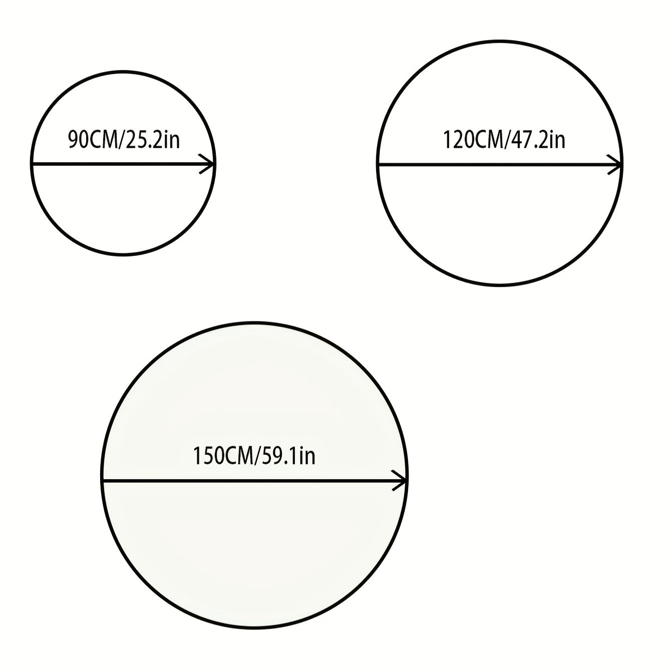 Polyester Round Table Cloth Jacquard Geometric Table Cover