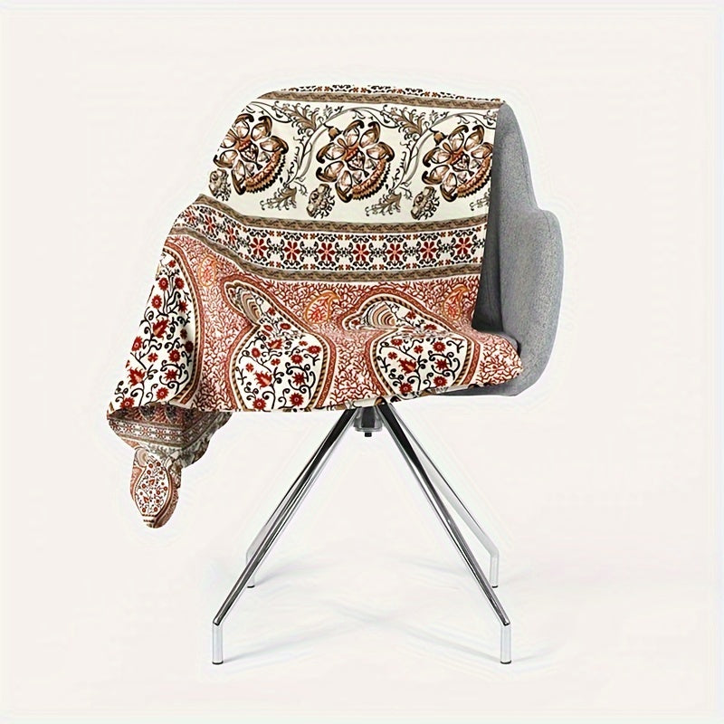 Boho Style Print Blanket Soft Warm Throw Blanket For Couch Office Bed Camping