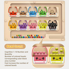 Nuro Wooden Puzzle Maze Toy for Hand Eye Coordination 3+