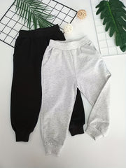 2pcs Boys Casual Active Sweatpants Quick Dry Jogger Sports Pants