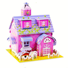 Large 28 Kids DIY 3D Puzzle Building Model Educational Toy