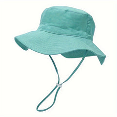 Summer Sun Hat Outdoor Drawstring Hat UV Protection Breathable Hat