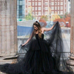 Tulle Veil Bridal Art & Photo Veil for Weddings Holiday Decorations