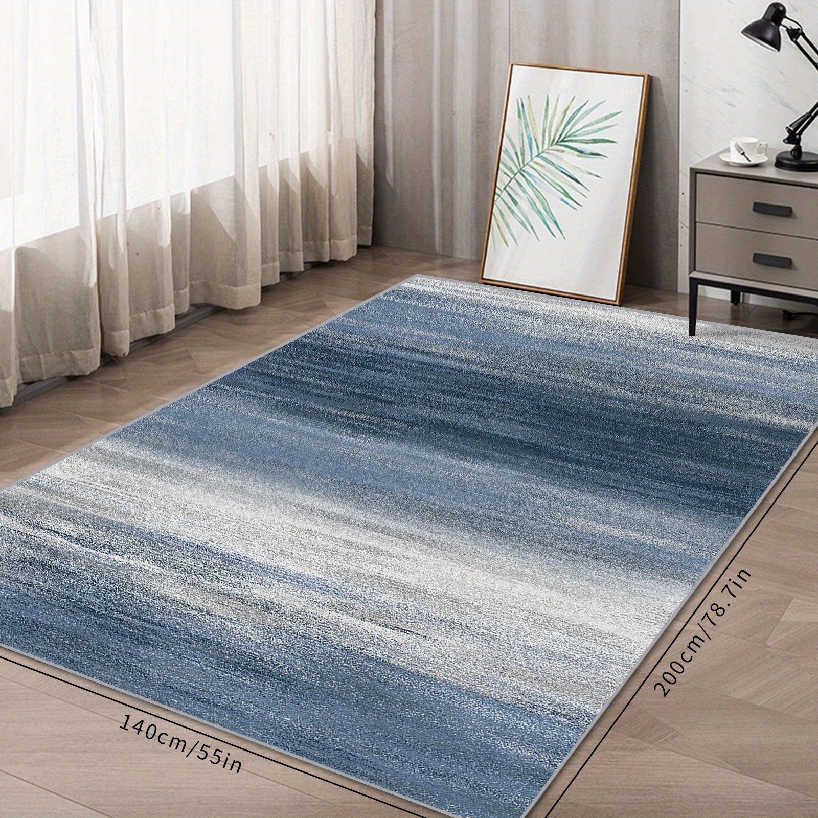 Nordic Indoor Area Rug Non Slip Bedroom Mat