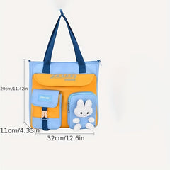 Primary School Students Tutoring Bags, Slanted Shoulder Book Bags