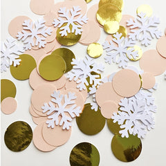 100pcs Christmas Snowflake Disc Party Decoration Confetti