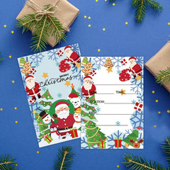 Christmas Invitation Card Merry Christmas Decoration Props Party Blessing Card