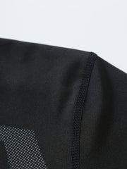 Men's Workout Shirt Active High Stretch Compression Base Layer