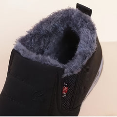Women's Faux Fur Winter Snow Boots Anti slip Comfy Slip on Shoes