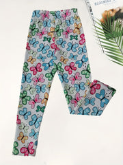 Butterfly Graphic Leggings Girls All Seasons Gift