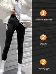 Warm Fleece Fitness Leggings High Waist Yoga Pants