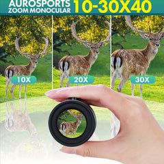 Portable 10-300X40 HD Zoom Telescope Monocular Long Range Binoculars