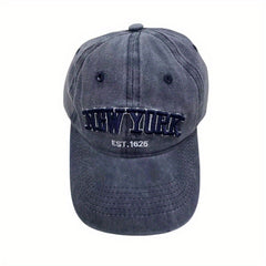 YORK Embroidery Baseball Cap Sports Hat Adjustable Sunscreen Dad Hats