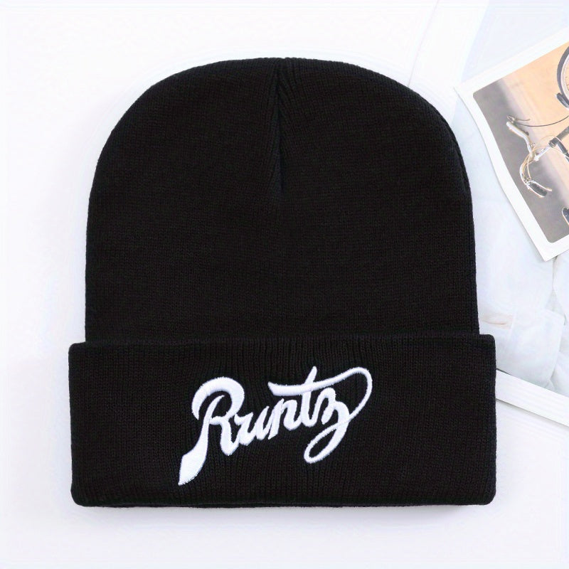Embroidered Cold Hat American Style Warm Ear Protect