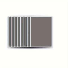 100pcs 70x100mm Gray Scratch Postcards Wedding Stickers