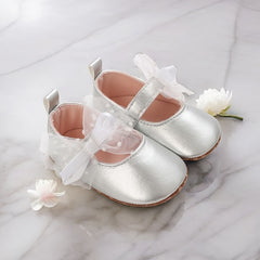 Bowknot Ballet Flat Shoes for Baby Girls Lightweight Walking Shoes