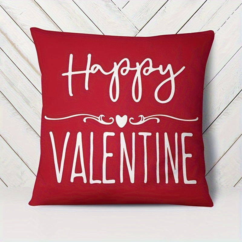 4pcs Linen Printed Sofa Cushion Pillowcase Living Room Backrest Pillow