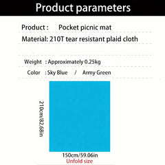 Waterproof UV Protection Outdoor Tent Ground Mat
