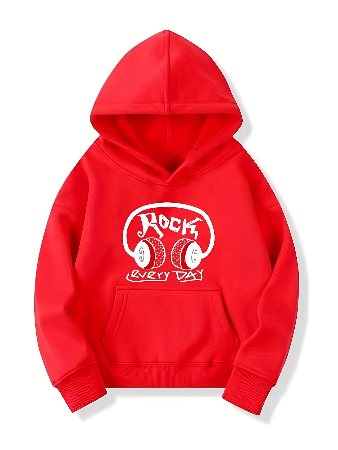 Headphone And ROCK EVERY Boys Hoodie for Kids