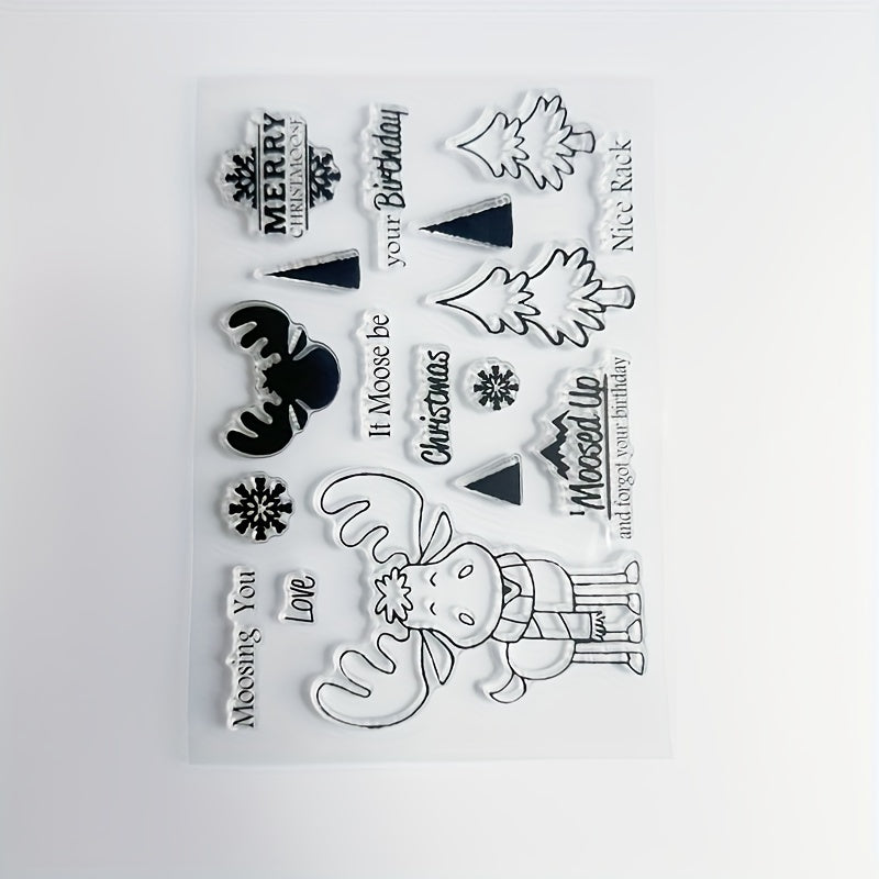 Cartoon Transparent Journal Stamp Reusable Stationery