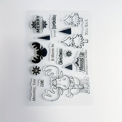 Cartoon Transparent Journal Stamp Reusable Stationery