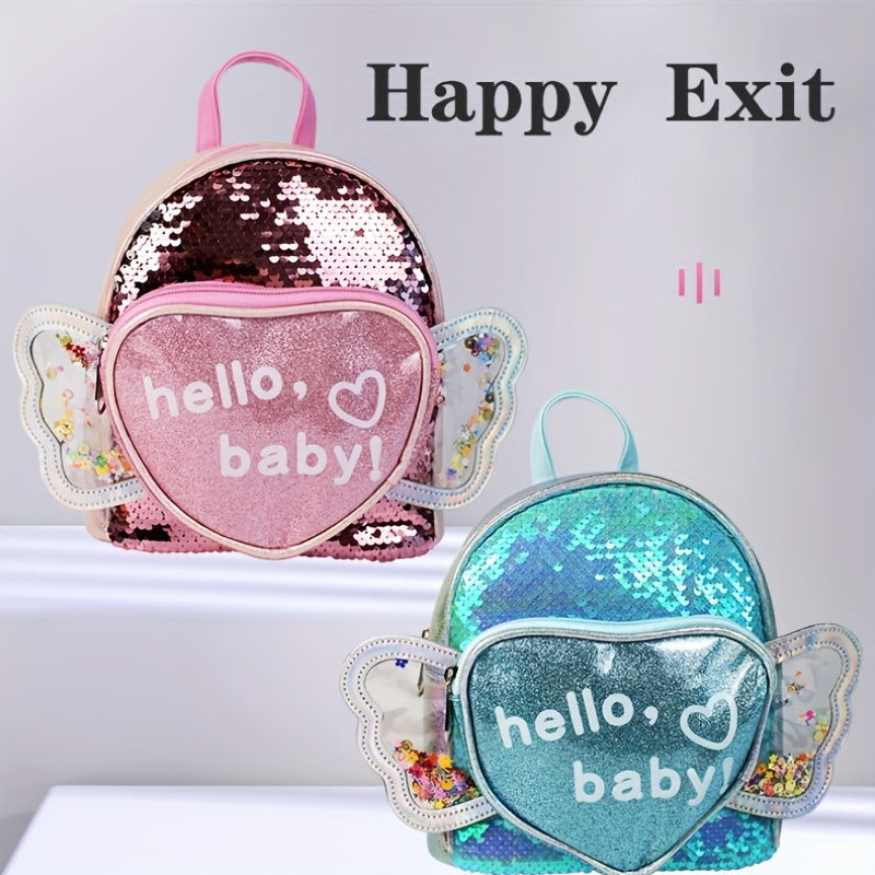 Sequin Wings Backpack for Little Boys and Girls