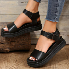 Open Toe Thick Bottom Sports Sandals for Women