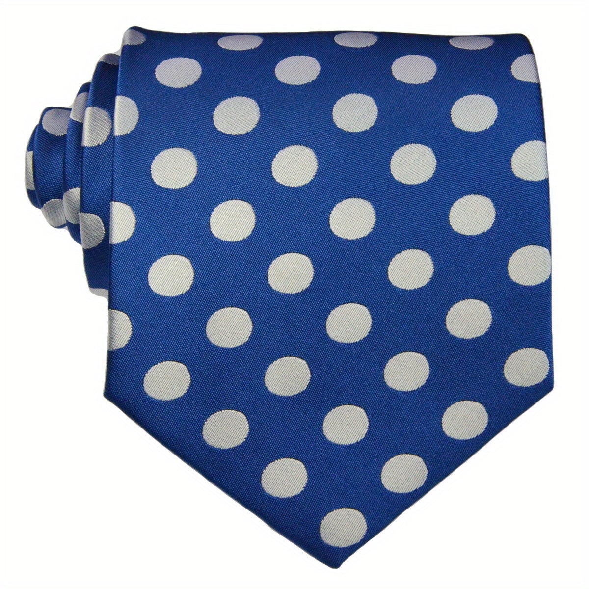 Men's Red Bottom Big Polka Dot Tie