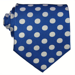 Men's Red Bottom Big Polka Dot Tie