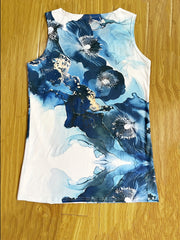 Random Print Sleeveless Top for Women