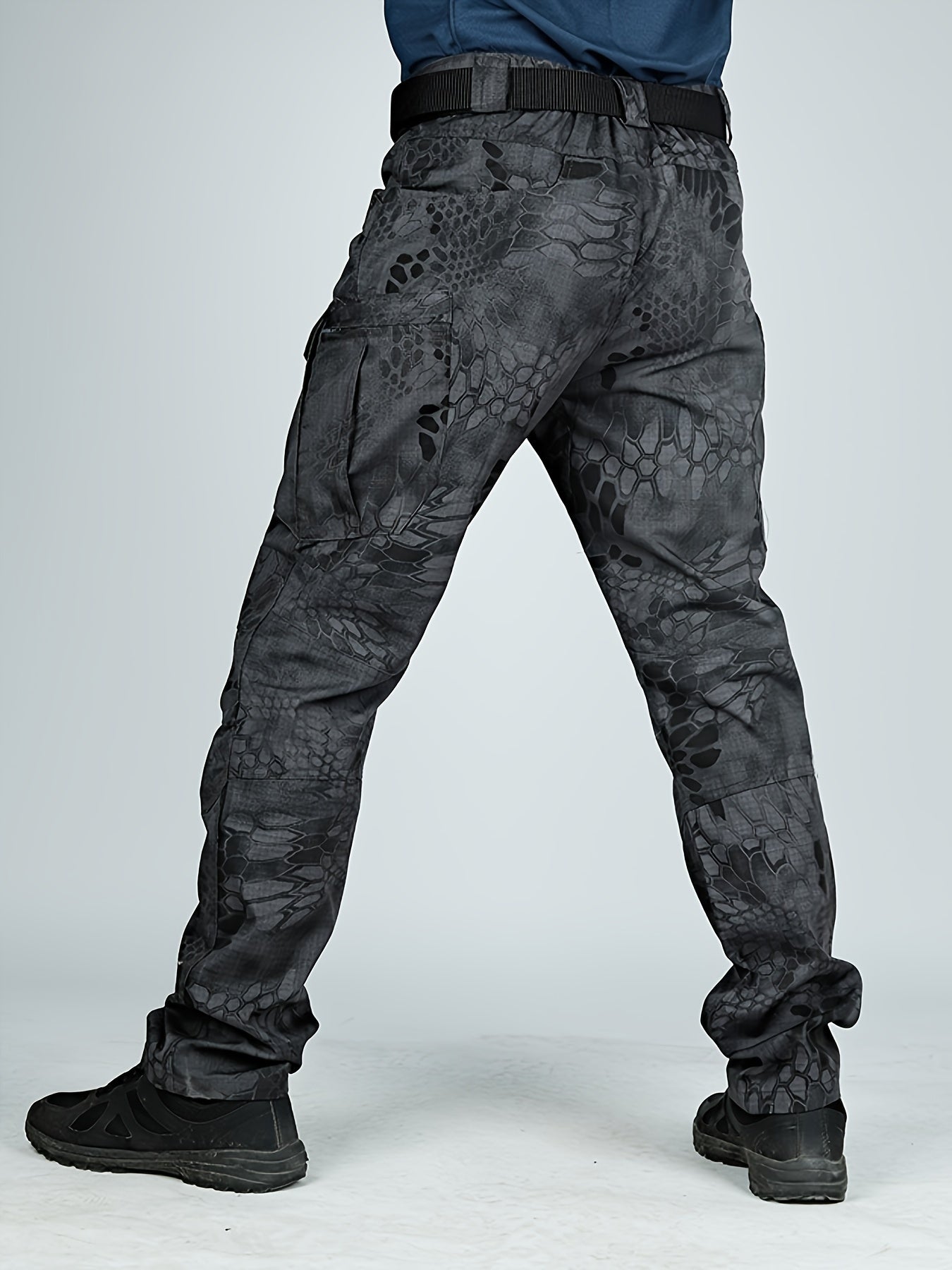 Men's Cargo Pants All Over Print Relaxed Fit Loose Tactical Pants