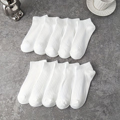 10 Pairs Lightweight Low Cut Ankle Socks Women's Stockings