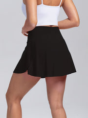 High Waist Skorts with Pockets Workout Skirts Women's Clothing