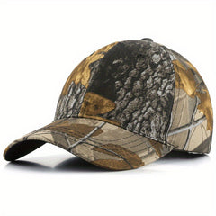 Unisex Sunshade Leaf Bionic Camouflage Baseball Cap