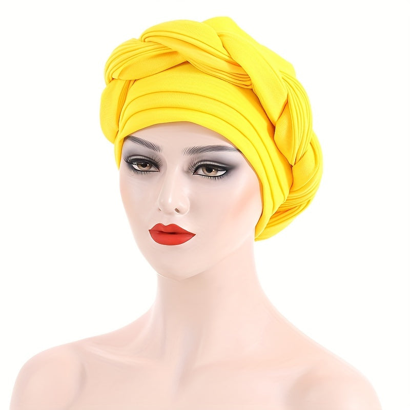 Big Turban Cap Classic Head Wrap Elastic Head Scarf Ramadan Hijab Hats