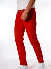 Men's Slim Fit Jeans Medium Stretch Denim Pants