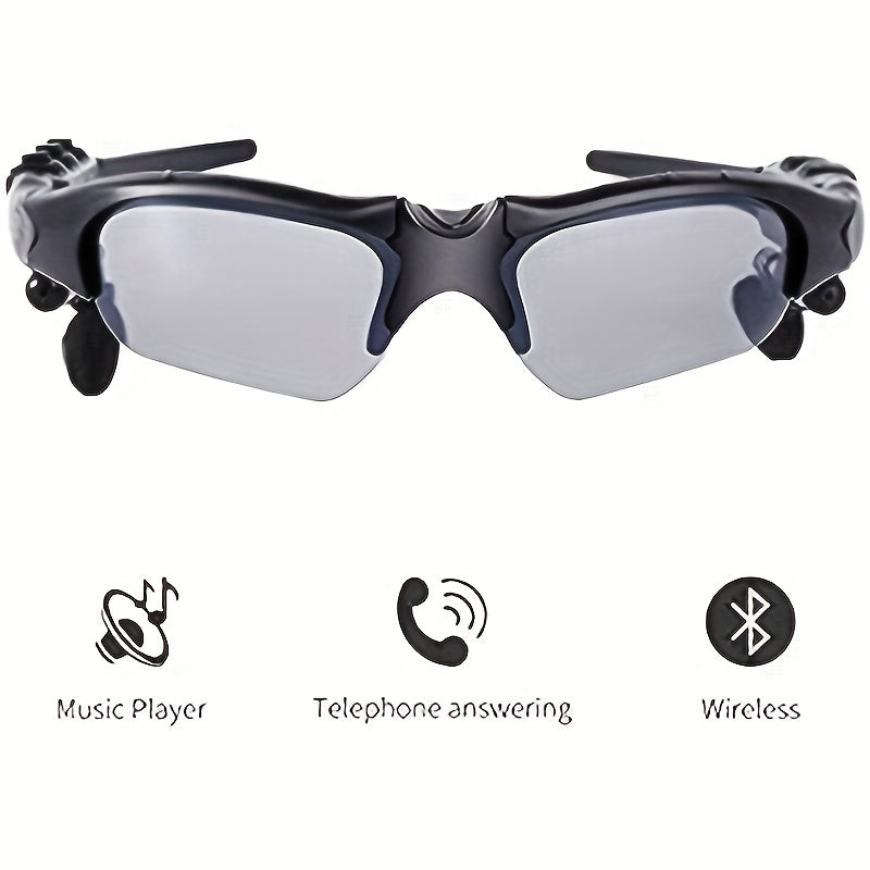 Men's Wireless Sunglasses Headset for Outdoor Sports