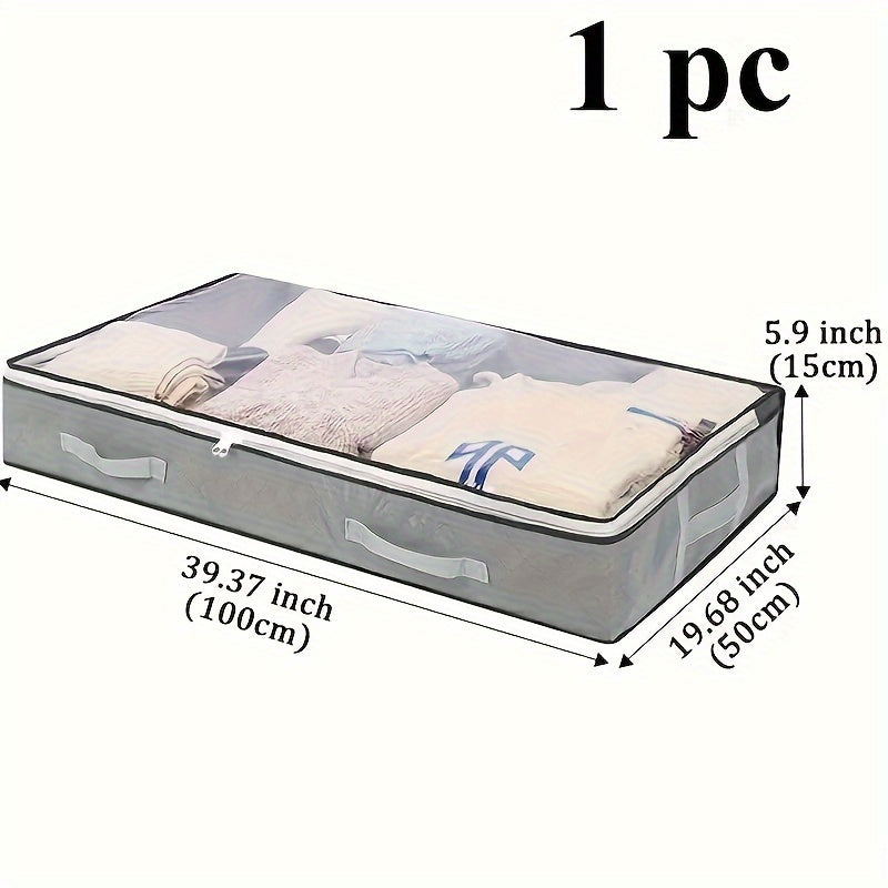 Dustproof Under Bed Storage Box with Reinforced Handles