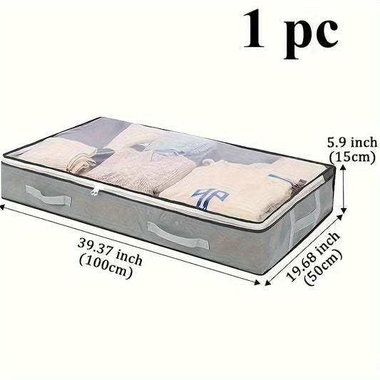 Dustproof Under Bed Storage Box with Reinforced Handles