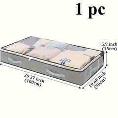 Dustproof Under Bed Storage Box with Reinforced Handles