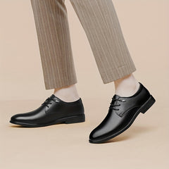 Men's Leather Derby Shoes Wear resistant Non Slip Dress Shoes