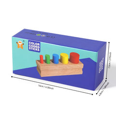 Wooden Matching Stick Training Recognition Hand Fine Motor Skills