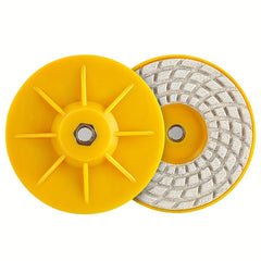 2pcs 4 Inch 100mm Diamond Wet Dry Polishing Pad for Stone Quartz Marble Granite
