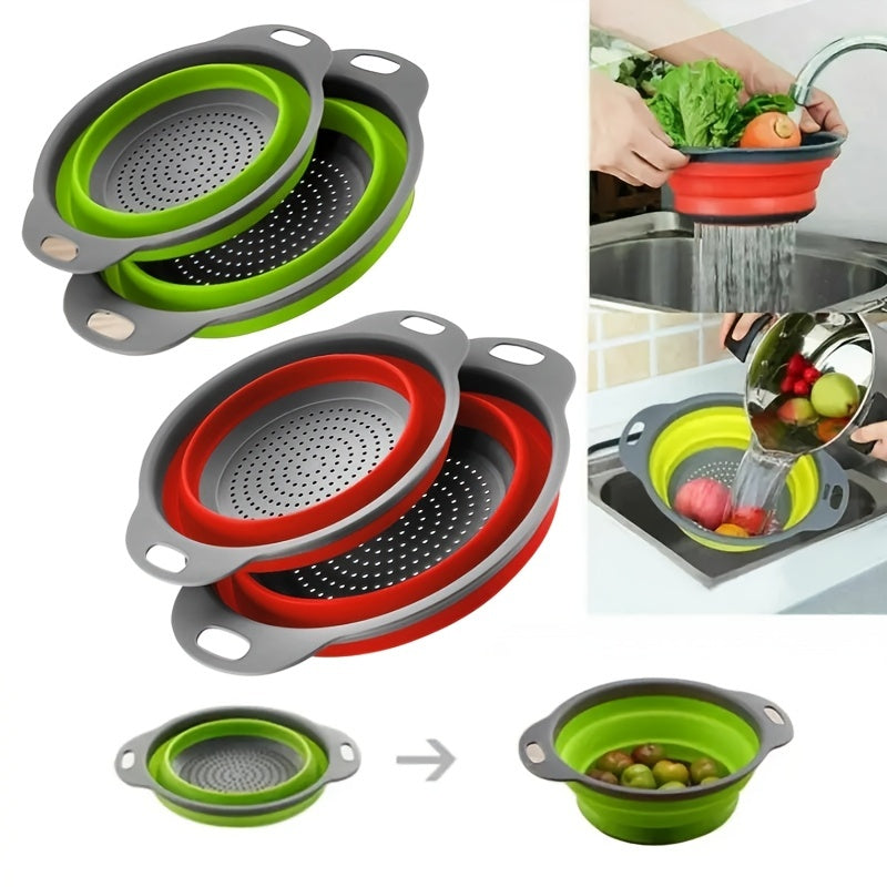 Collapsible Fruit and Vegetable Drain Basket