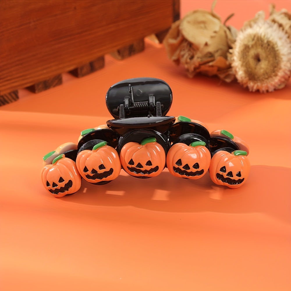 Pumpkin Shape Hair Clip Halloween Headdress 1pc