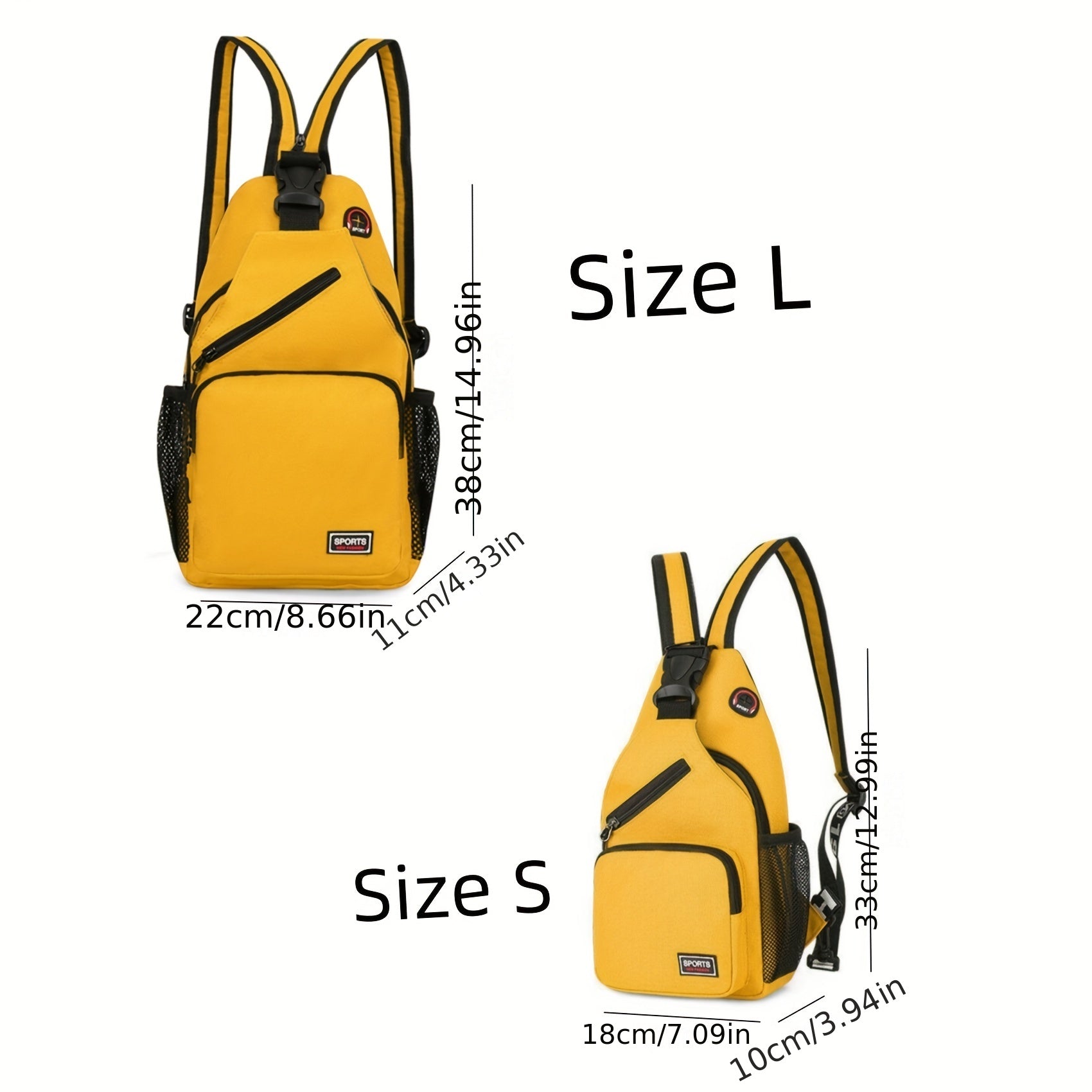 Outdoor Sports Chest Bag Unisex Crossbody Bag