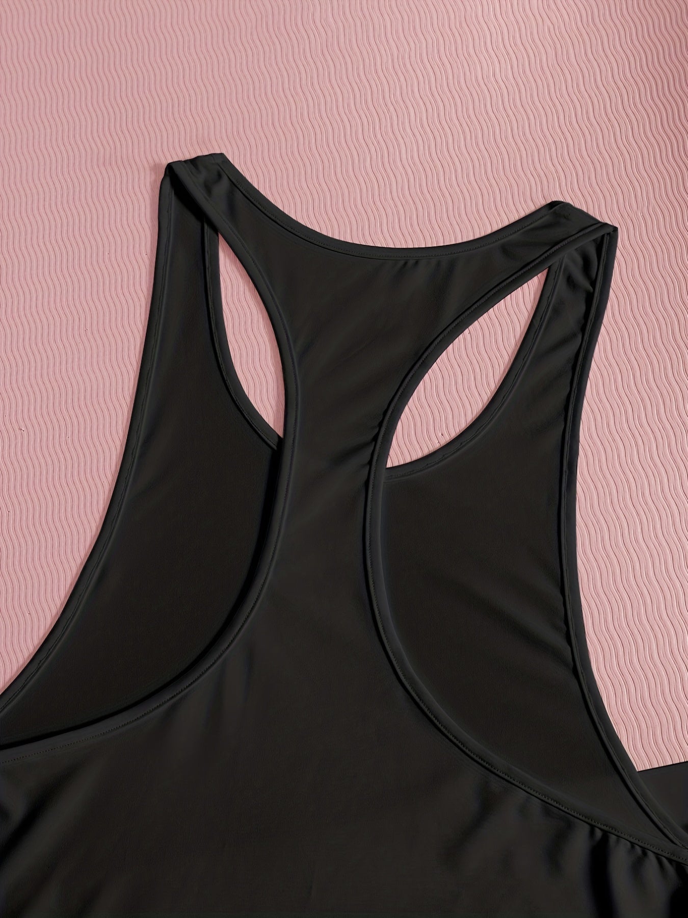 Quick Dry Sleeveless Running Tank Top Loose Fit Sports Solid Top