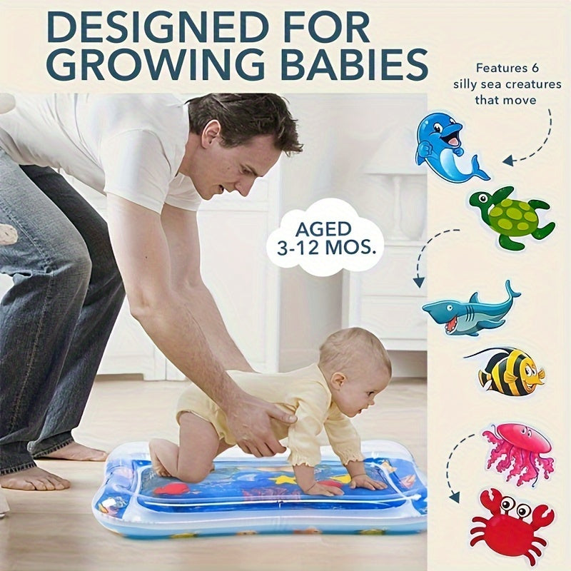 Inflatable Water Mat For Infants And Toddlers Fun Activity Center