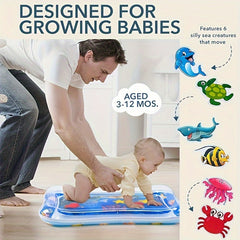 Inflatable Water Mat For Infants And Toddlers Fun Activity Center