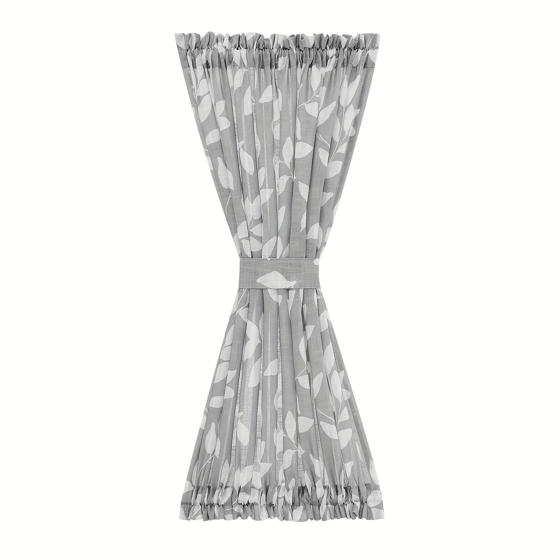 Leaves Printed American Style Partition Curtain